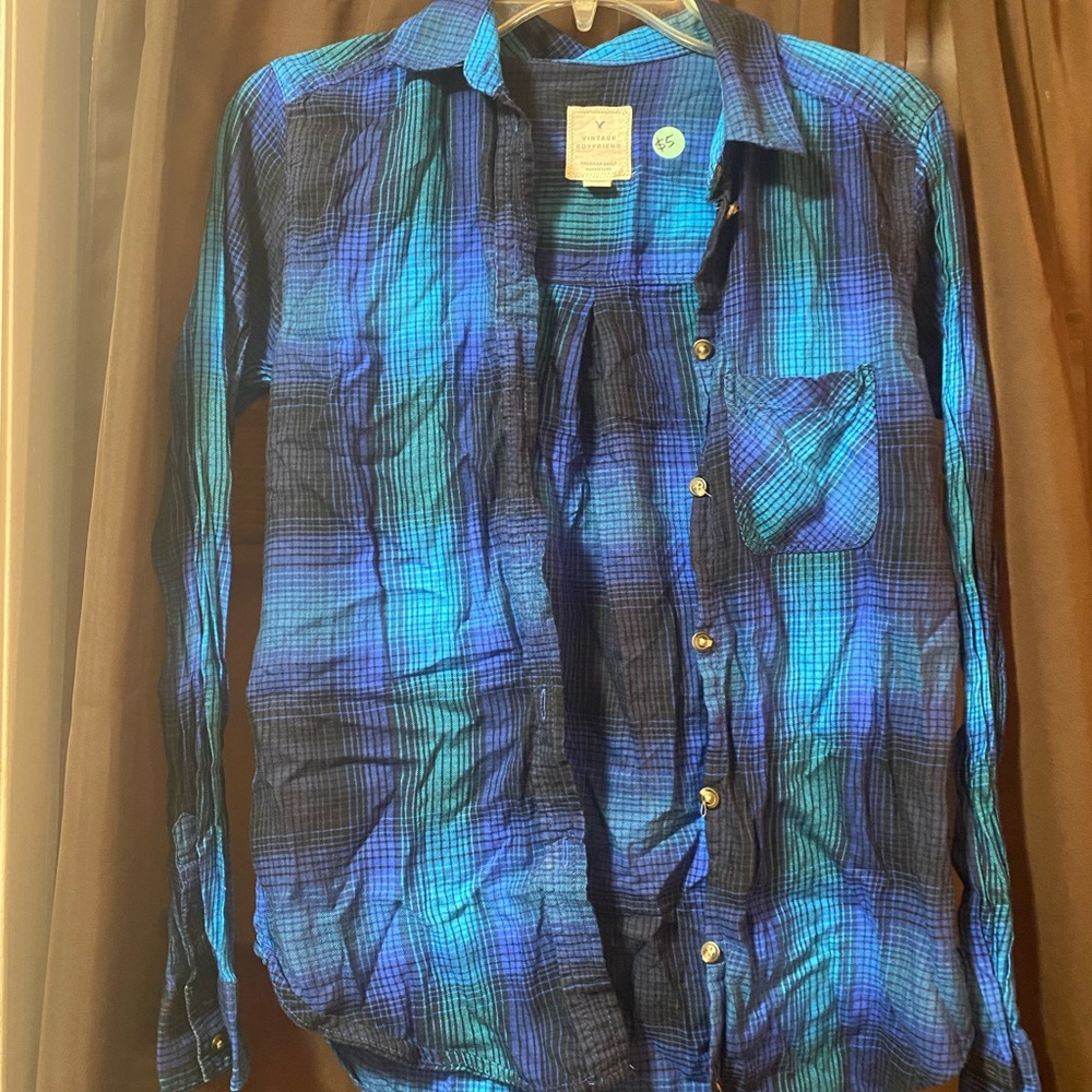 Blue flannel